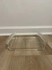 Vintage PYREX # 222  8x8 Square Clear Baking Dish, Made in USA