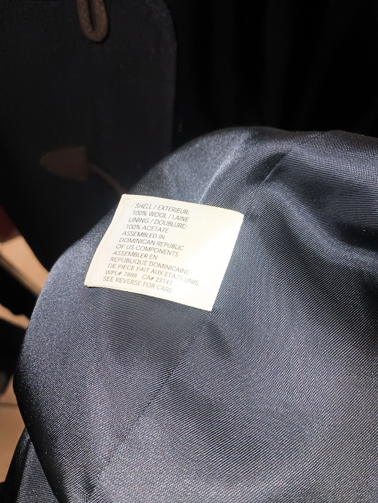 Blue Talbots 100% wool Shell toggle coat. - image 4