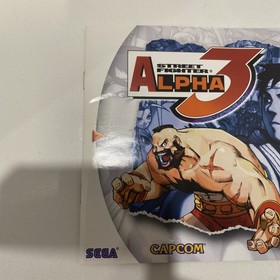 Street Fighter Alpha 3 Dreamcast CIB w/ Reg Card- UNTESTED