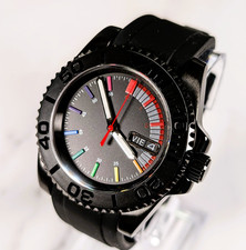 Watch MOD Custom Rainbow Diver 40mm Sapphire Crystal - 6 Month warranty!