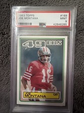 1983 TOPPS JOE MONTANA  #169 PSA9