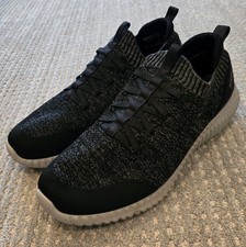 Scarpe da passeggio Skechers Elite Flex-Karnell nere grigie comode uomo 10,5 232048