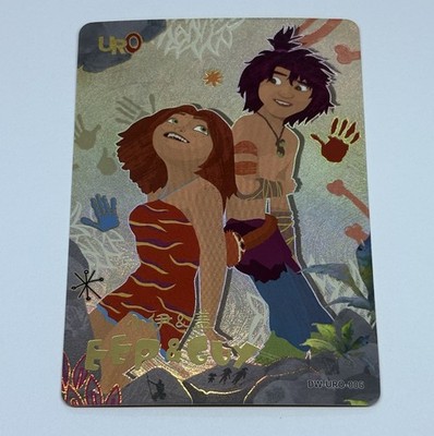 Eep & Guy   Kayou Trading Card Dreamworks Animation UR-006 Holo Foil Croods Tc8