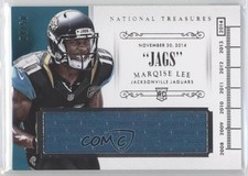 2014 National Treasures Timeline Materials Team Nicknames 4/50 Marqise Lee 4m6