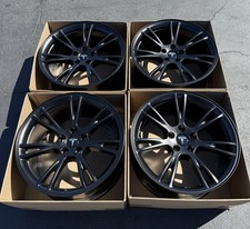 19 Tesla Model Y Satin Black Wheels Factory Oem Gemini Rims 2020-2027 Set 4 19 Tesla Model Y Satin Black Wheels Factory Oem Gemini Rims 2020-2027 Set 4