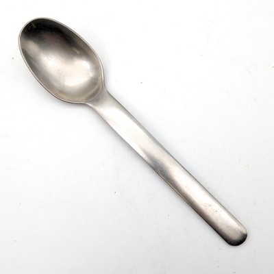 Vtg MCM Scan Retroneu Oval Soup Spoon 18/8 Korea SS Flatware 7 3/8'' Replacement