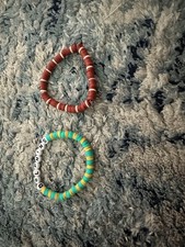 Two Football Bracelets