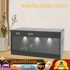PVC Reptile Lounge Habitat with Glass Sliding Door and Intelligent Thermostat
