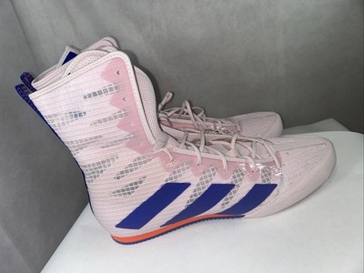 Adidas Box Hog 4 Boxing Shoes Sneakers Men s Size 13 Pink Blue IH2733 New