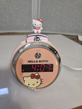 Hello Kitty Pink Projection Clock Radio AM/FM...
