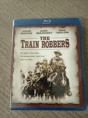 #ad #ad The Train Robbers Blu ray John Wayne NEW Sealed $12.33