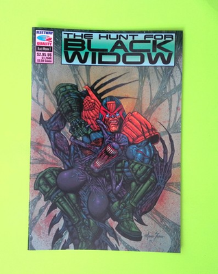 #ad Hunt for Black Widow #1 One Shot 1992 Fleetway AP IPC High Grade W285 212 $11.99