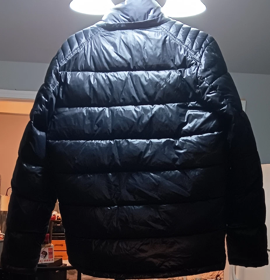 GUESS Men's Black Puffer Coat Winter Jacket - Size small - Image 2 of 4