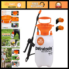 1 Gallon Garden Pump Sprayer with 52" Hose 2 Nozzles - Easy Carry, Built-In Fi