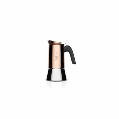 Bialetti Espressokocher New Venus 4 Tassen Induktion Edelstahl Kupfer 170 ml