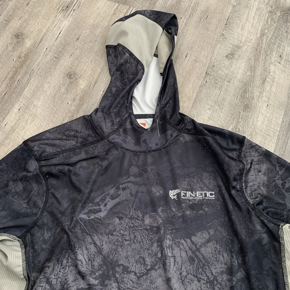 Camiseta Masculina Paramount Finetic Performance Pesca Grande Rashguard Malha com Capuz - Imagem 3 de 4