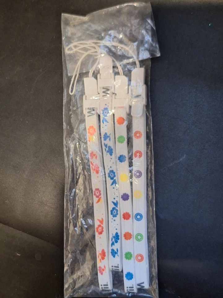 4 Nintendo Wii Remote Wrist Straps OEM Feminine Floral Flower Star Promo 2006 - Image 4 of 4