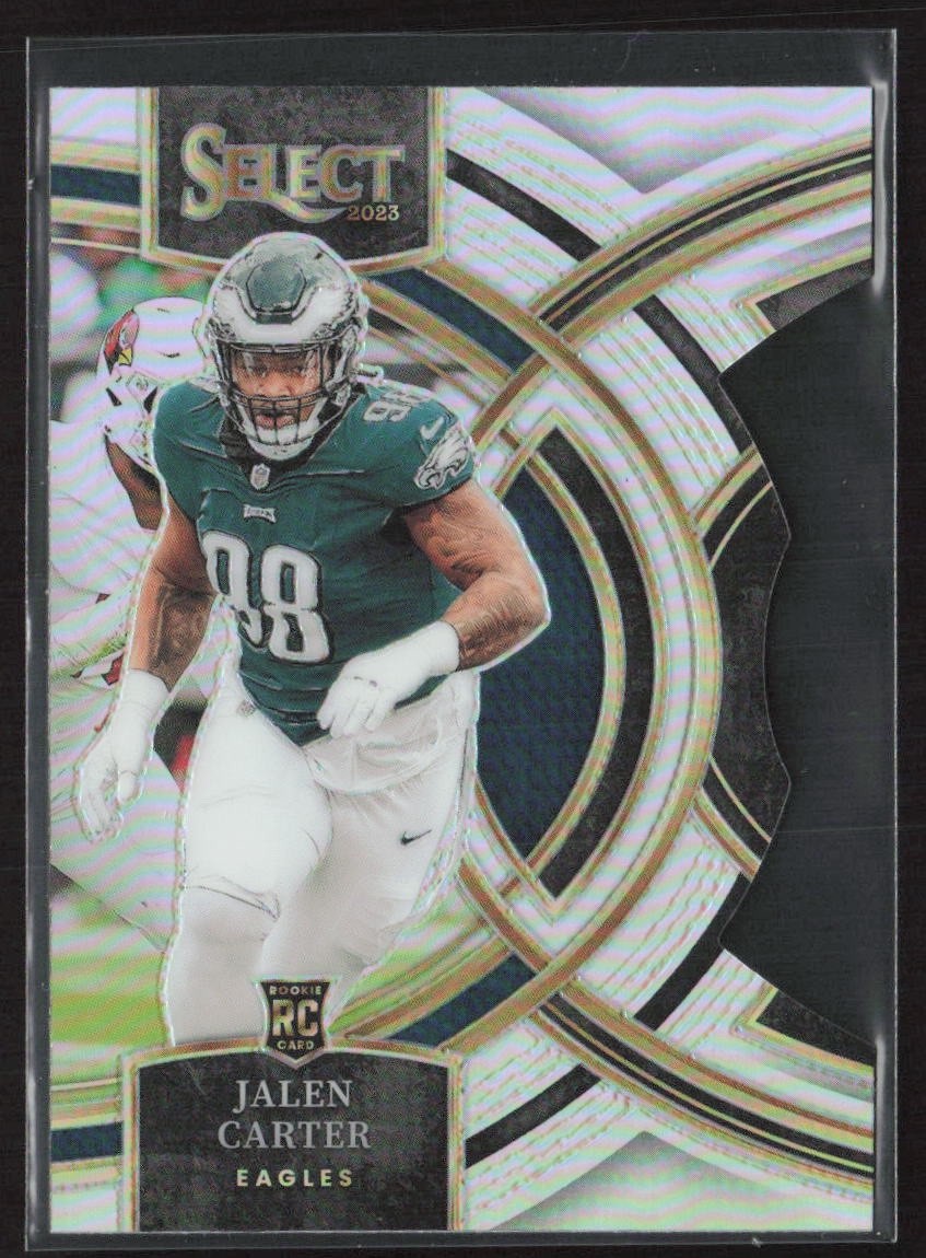 2023 Panini Select NFL Jalen Carter #171 Premier Silver Die Cut Rookie Card RC