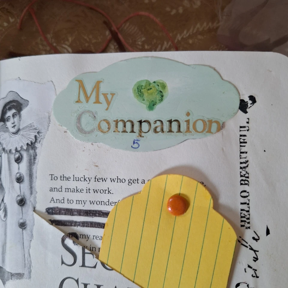 junk journal my companion #5 handmade - Image 3 of 4
