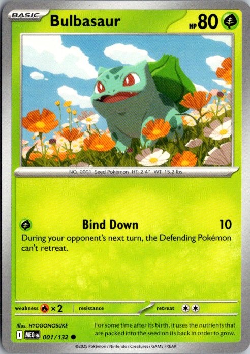 ME01: Mega Evolution #001/132 Bulbasaur