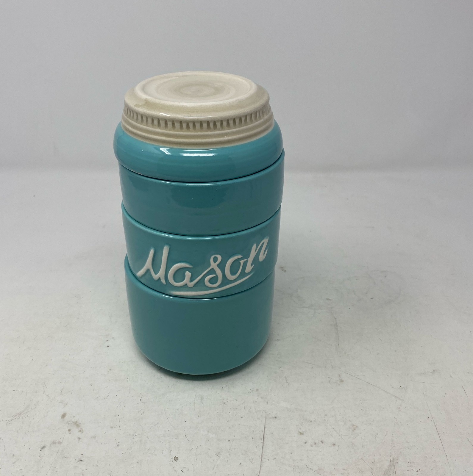 Mason Jar Ceramic Measuring Cups - Stackable Measuring Cups - Measuring Cup Set