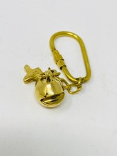 Handmade Solid Brass Keychain Vintage Style Key Ring for Men , Christmas Gift