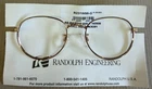 US GI Eyeglass Frame Randolph Engineering R231W99-G Frame Gold 53mm 19mm 140mm