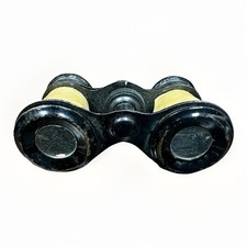 Vintage Okulary operowe Masa perłowa Czarna metalowa lornetka okupowana Japonia