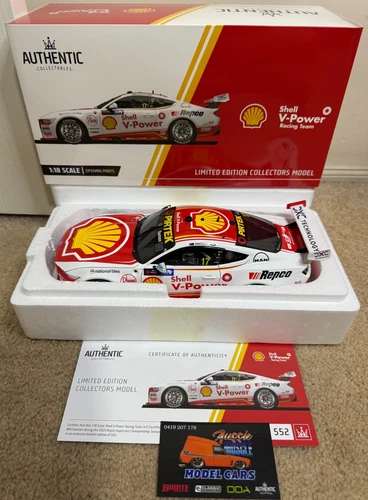 1:18 Authentic DJR Mustang GT Shell #17 Will Davison 2025 Championship Season