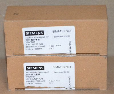 Siemens 6GK1901-1FC00-0AA0 Profinet FC Outlet 2 Stück NEU OVP