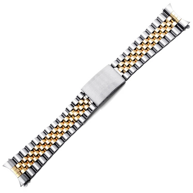 Datejust Stainless Steel Watch Strap Metal Bracelet Fits Rolex 13 17 18 19 20 21 - Image 3 of 4