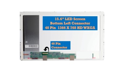 New 15.6" WXGA LED LCD Screen Replacement - 1366x768 For LG Philips LP156WH4 11 thumbnail image
