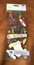 JOLEE'S 3D Embellishment Stickers SCHOOL GRADUATION Diplomas Caps