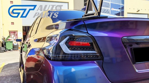 V5 Black White Bar LED Dynamic Tail lights for 15-21 Subaru WRX STI VA taillight - Picture 6 of 11