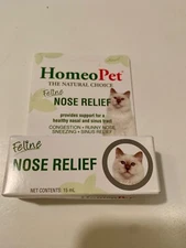 HomeoPet-Feline Nose Relief for Healthy Nasal and Sinus Tract-15 ml-New in box
