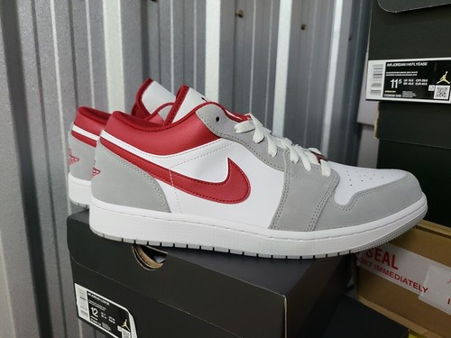 Low SE Light Smoke Grey Gym Red US12 | eBay