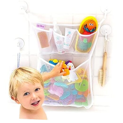 Original  Bath Toy Storage Organizer - With Suction Cup & Classic Storage