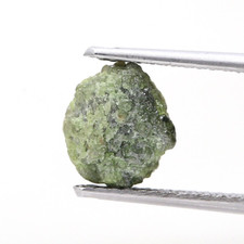 2.28TCW 7.5mm Rough Uncut Irregular Shape Raw Green Diamond For Wedding Ring