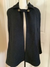 Chelsea & Violet Black Cape/jacket Size Xs Nwt