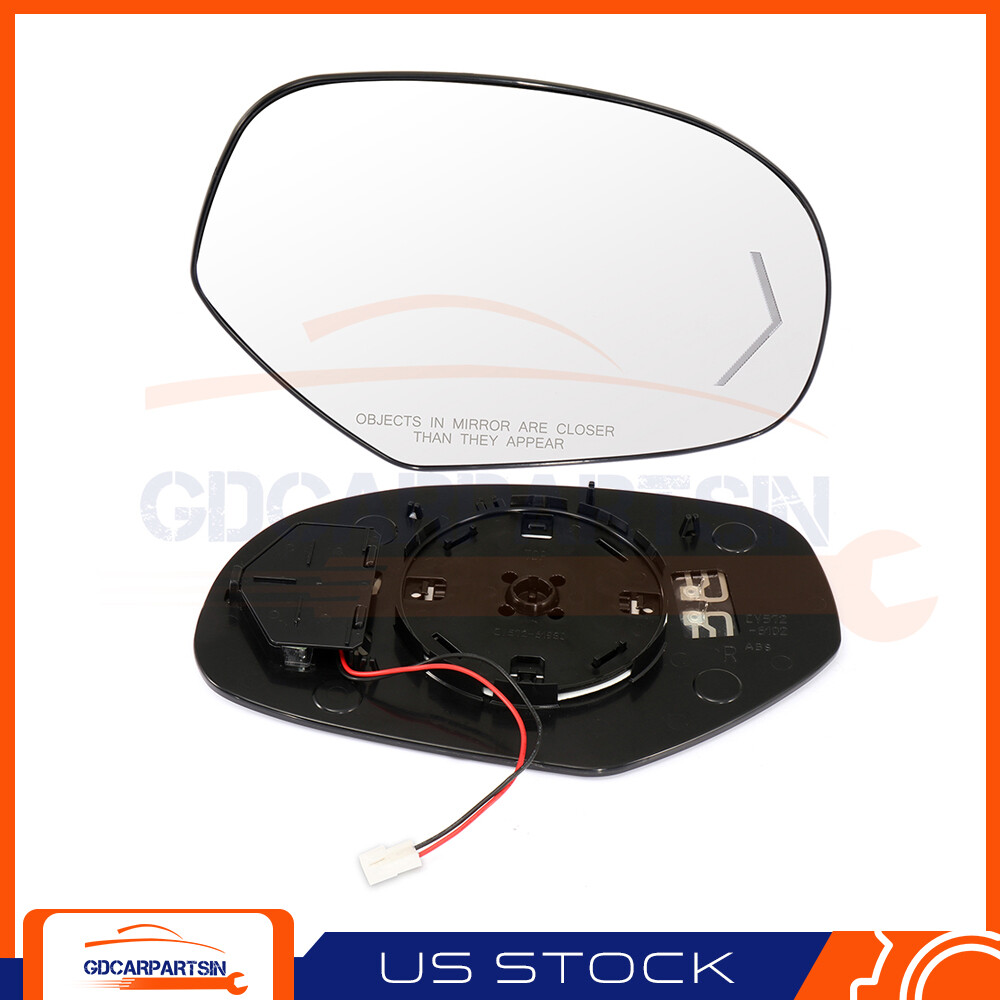 Heated Signal Arrow Lamp Left+Right Mirrors Glass For 08-14 Chevy Silverado
