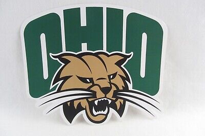 15 Ohio University Die Cut Bobcats Logo 9 X 8 Recruitment Information Ebay