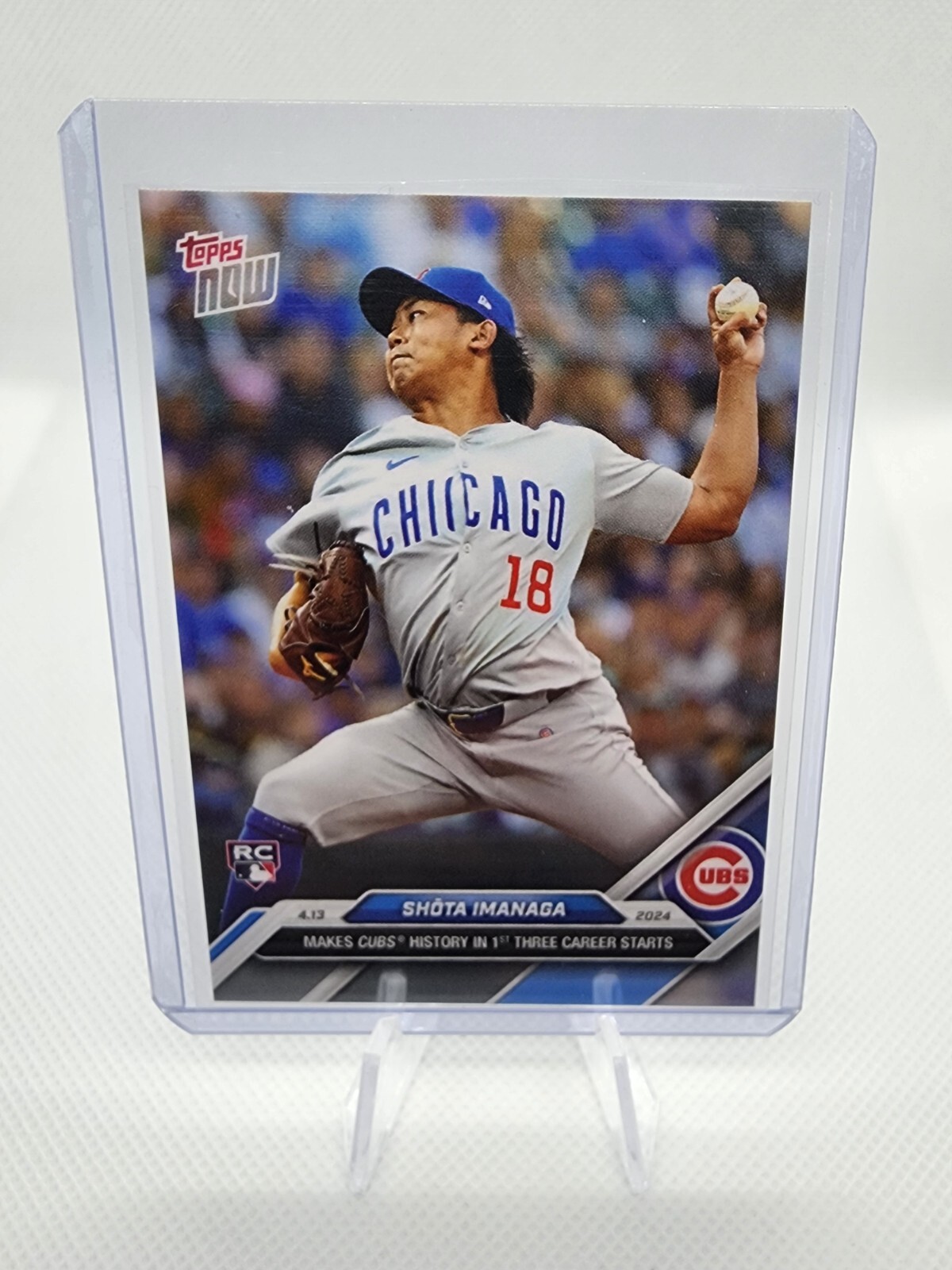 2024 Topps Now Shota Imanaga RC #72 Chicago Cubs