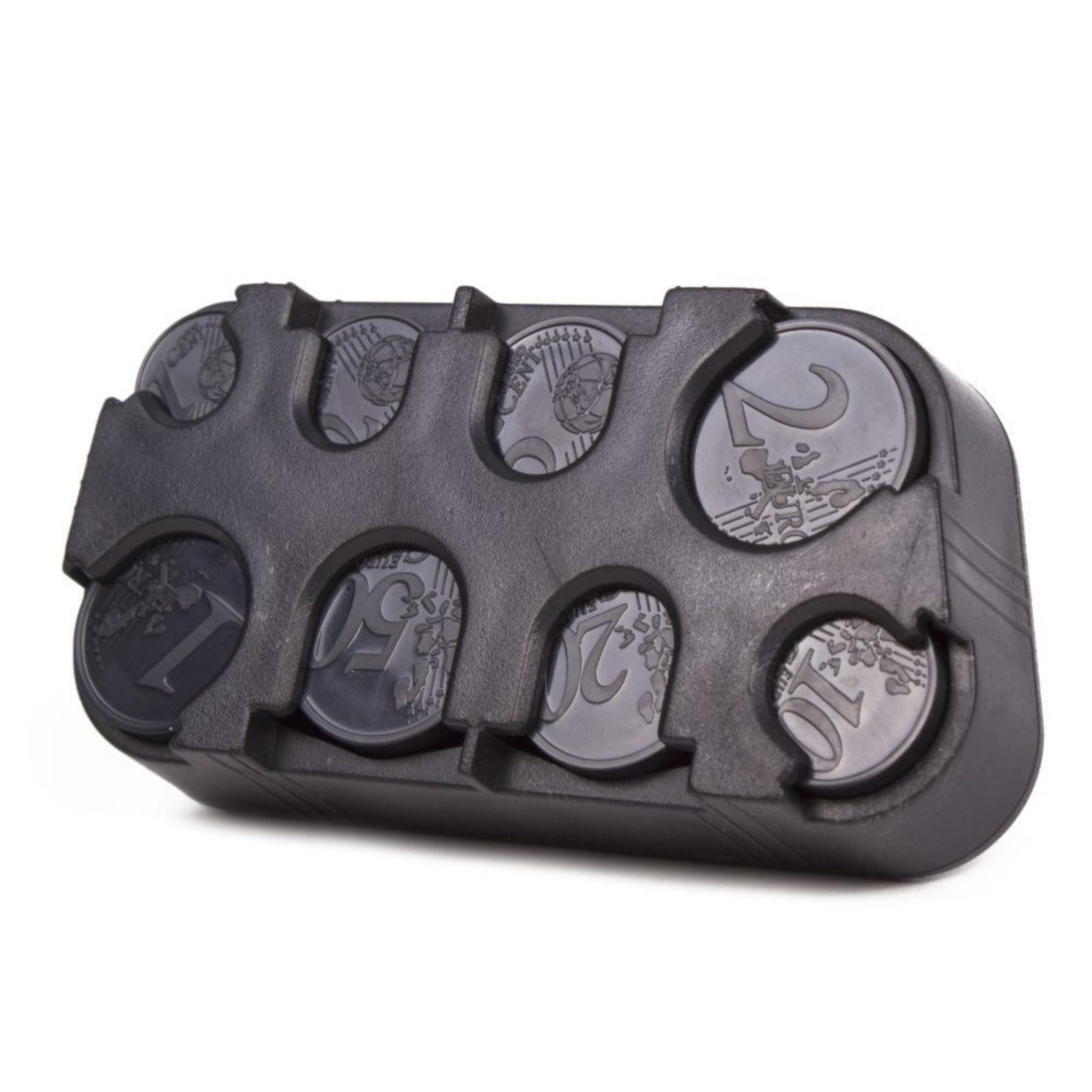 Euro Münzsortierer Box - 8 Fächer Für 1 Cent Bis 2 Euro Münzen, Praktischer Münzhalter