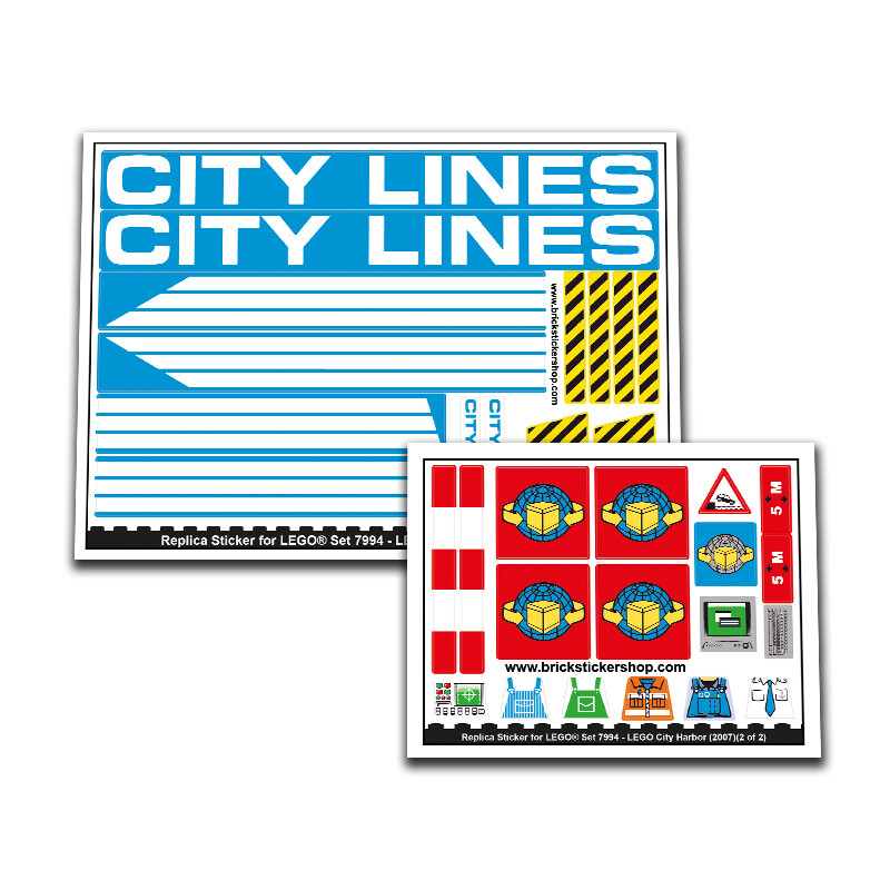 Replacement Sticker for Set 7994 - City Harbor | eBay