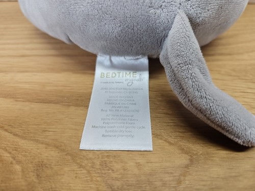 Peluche Humphrey Elephant grigio 9" orecchie grandi e morbido Bedtime Originals - Foto 6 di 6