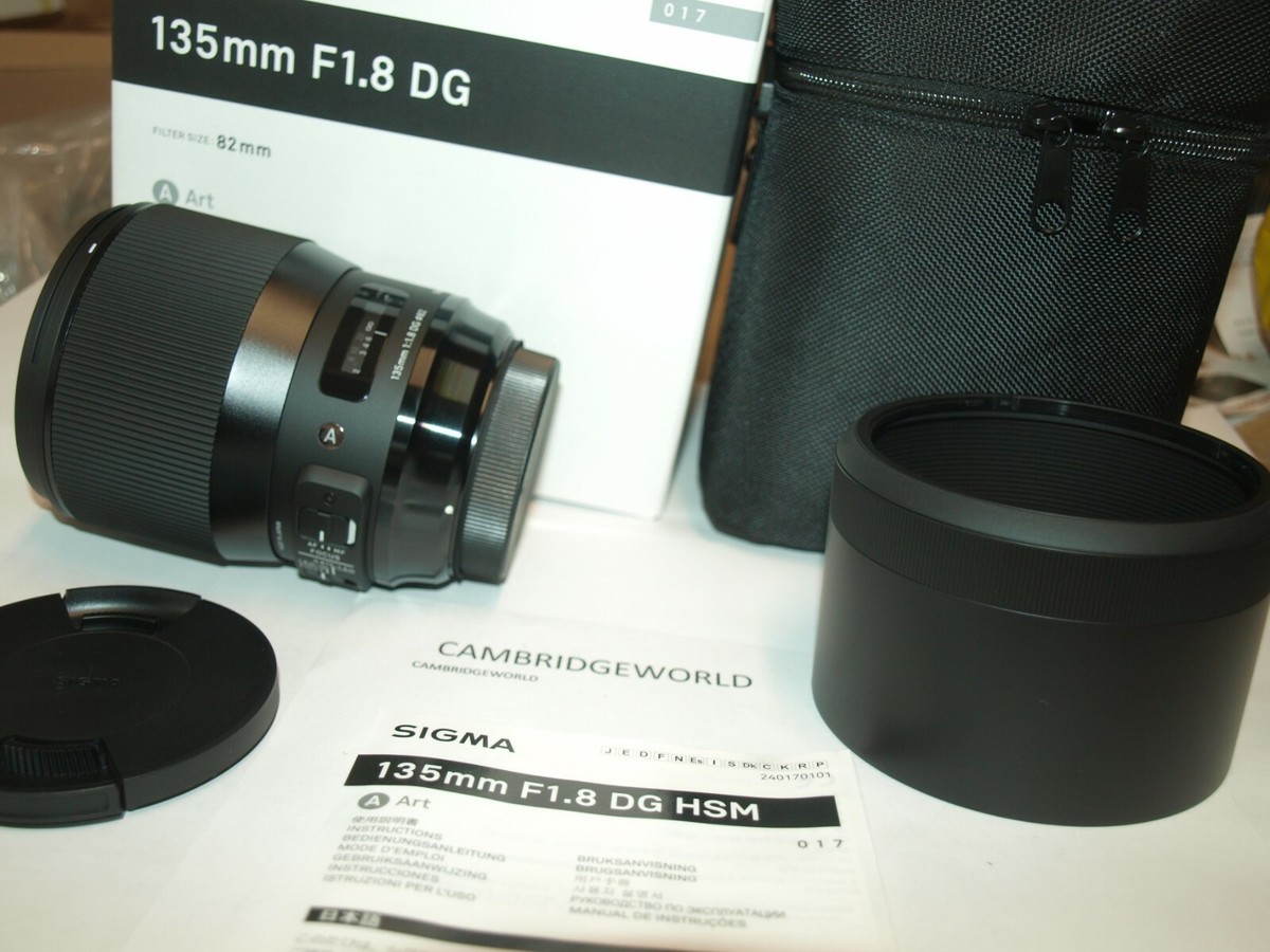 【SONY Eマウント】 SIGMA Art 135mm F1.8 DG HSM Sigma 135 mm F1.8 DG HSM Art Lens for Sony E-Mount for sale