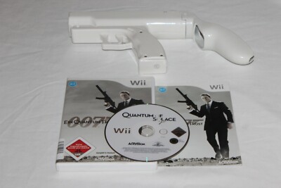 NINTENDO WII SPIEL ''JAMES BOND 007 EIN QUANTUM TROST '' OVP+ANLEITUNG*ZAPPER
