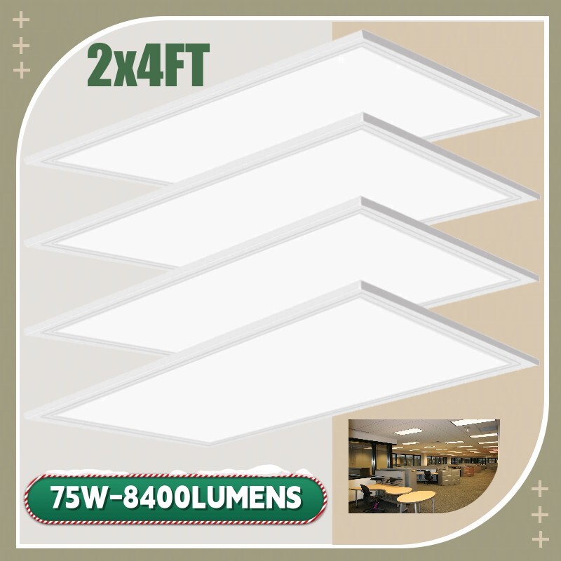 2x4 Led Panel Light,5000K Daylight for Kitchen Garage Lights,Ultra