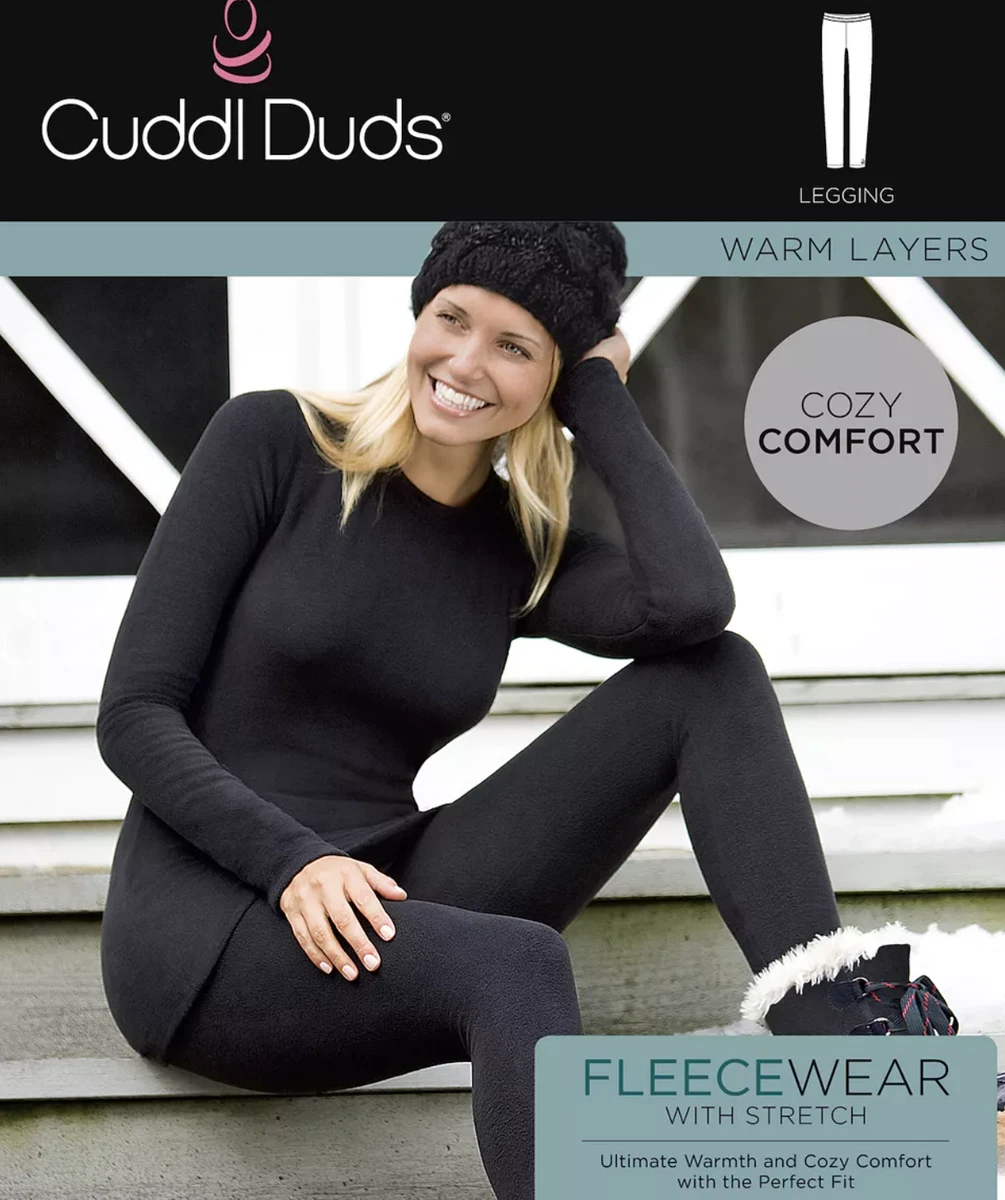 Cuddl duds black clearance leggings