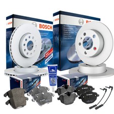 BOSCH Bremsensatz  WK MERCEDES A-KLASSE VORN &Oslash;288 HINTEN &Oslash;258 Plastilube